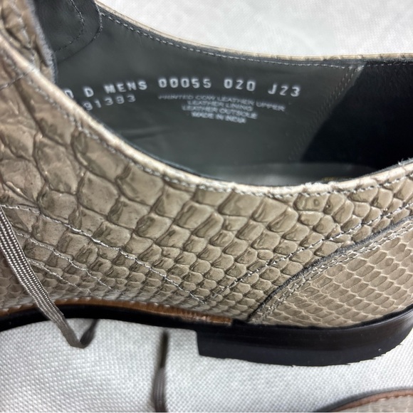 Stacy Adams Madison Gray Anaconda Print Plain Toe Oxford Size 10 main image 7